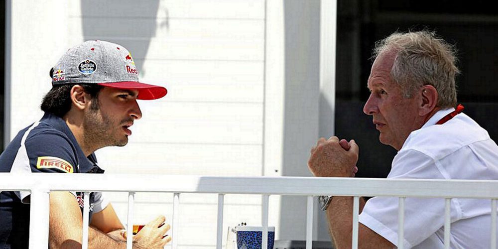 Helmut Marko: "Carlos Sainz es claramente el piloto reserva para Red Bull"