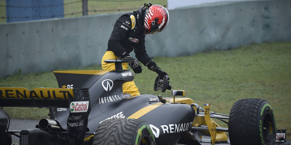 Nico Hülkenberg: "Di una vuelta rápida con los neumáticos intermedios, pero eso fue todo"