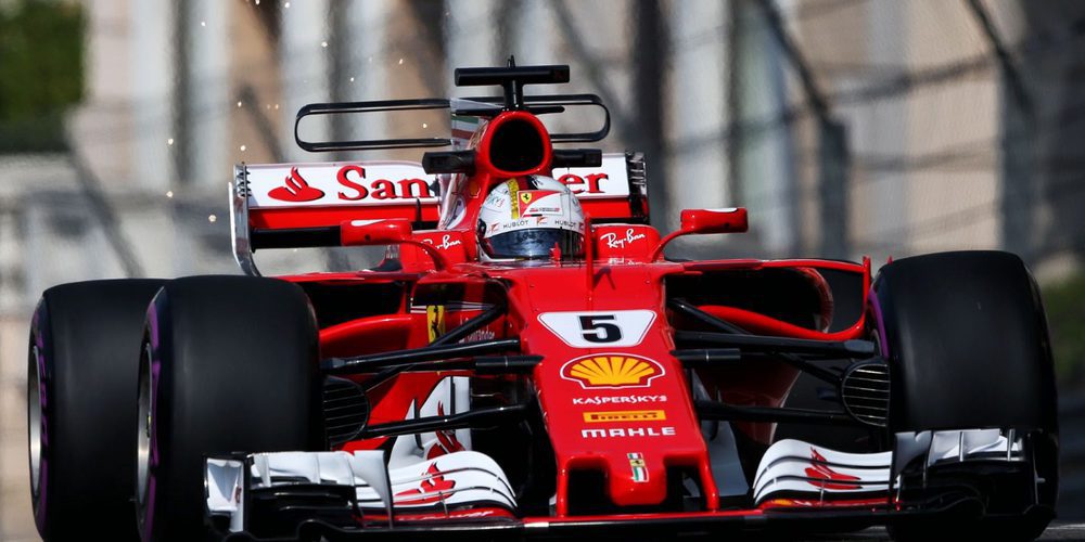 Sebastian Vettel: "El coche se siente bien a una vuelta"