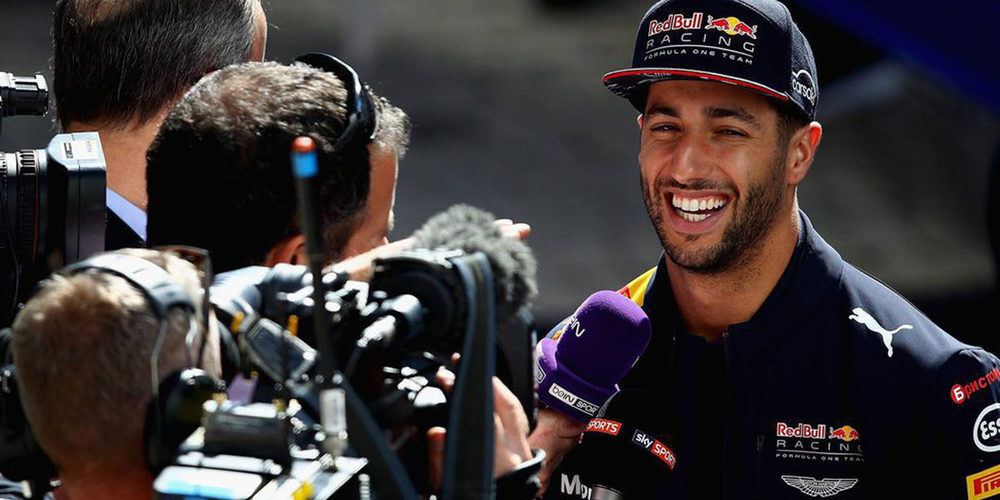 Daniel Ricciardo: "En 2018 me quedaré en Red Bull"