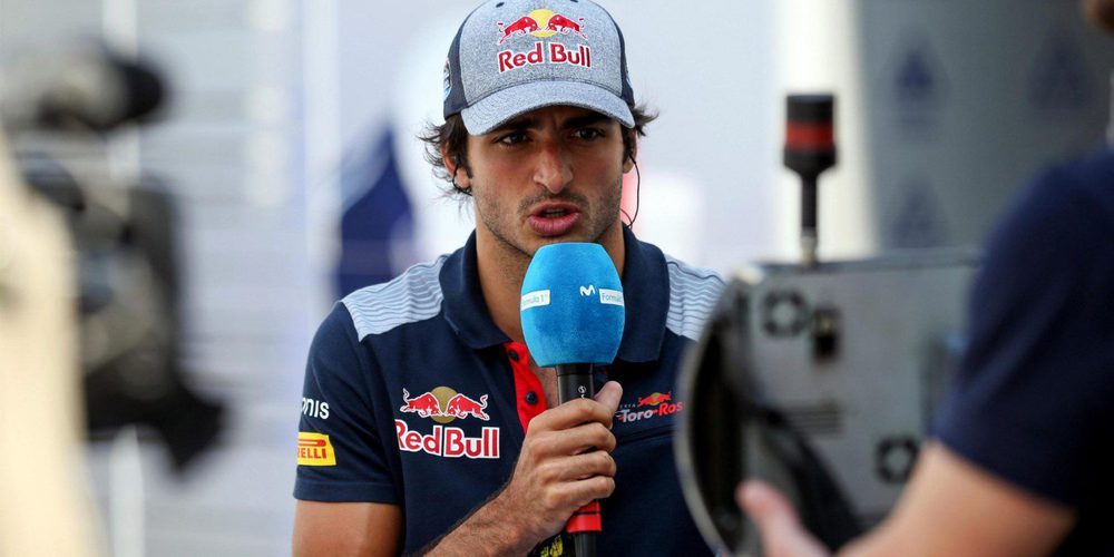 Carlos Sainz, sobre la maniobra para esquivar a Kvyat: "Fue un sacrificio que debí hacer"