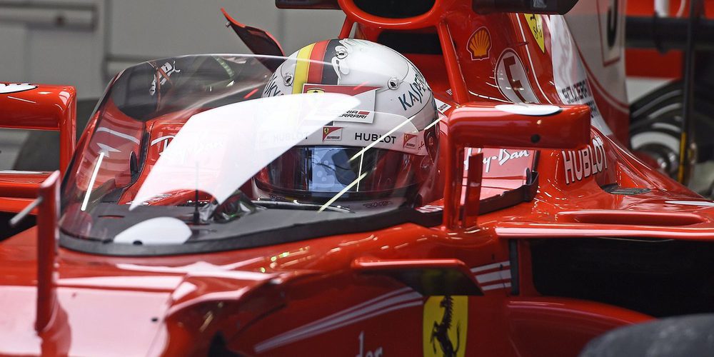 Ferrari será el primer equipo en probar el 'Escudo'; Vettel el encargado.