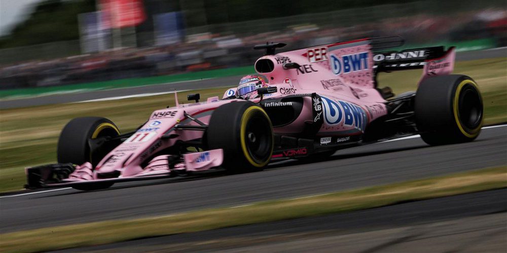 Sergio Pérez saldrá séptimo en Silverstone: "Tenemos un coche fuerte"