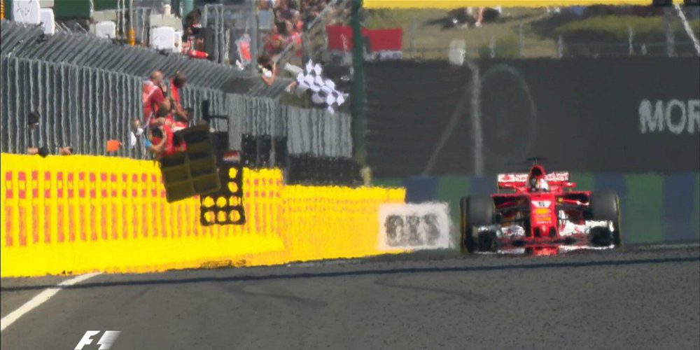 Sebastian Vettel recupera ventaja en el Mundial y gana en el Gran Premio de Hungría 2017