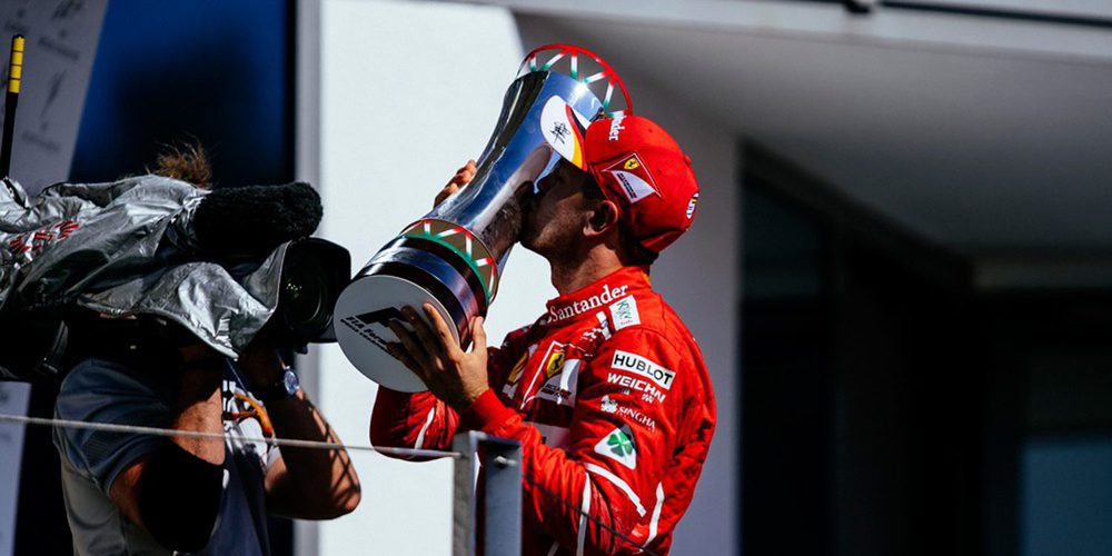 Sebastian Vettel, 1º: "Nos sentimos orgullosos de lo que hicimos hoy"