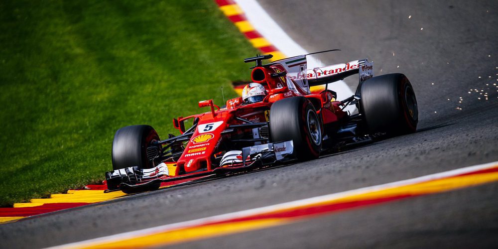 Sebastian Vettel: "Me sorprendió lo cerca que podía estar de Lewis durante toda la carrera"