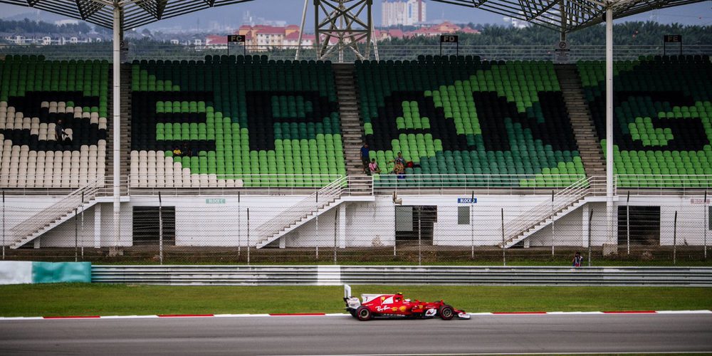 Kimi Räikkönen, al frente en los Libres 3 del GP de Malasia 2017