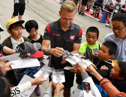 Kevin Magnussen, de Suzuka: "Es un gran ambiente, los aficionados japoneses son increíbles"