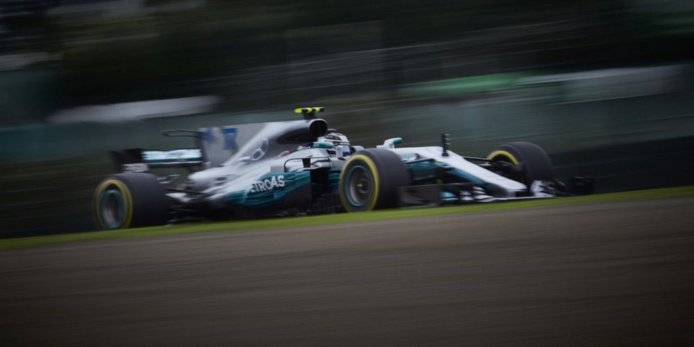 Valtteri Bottas encabeza unos interrumpidos Libres 3 del GP de Japón 2017