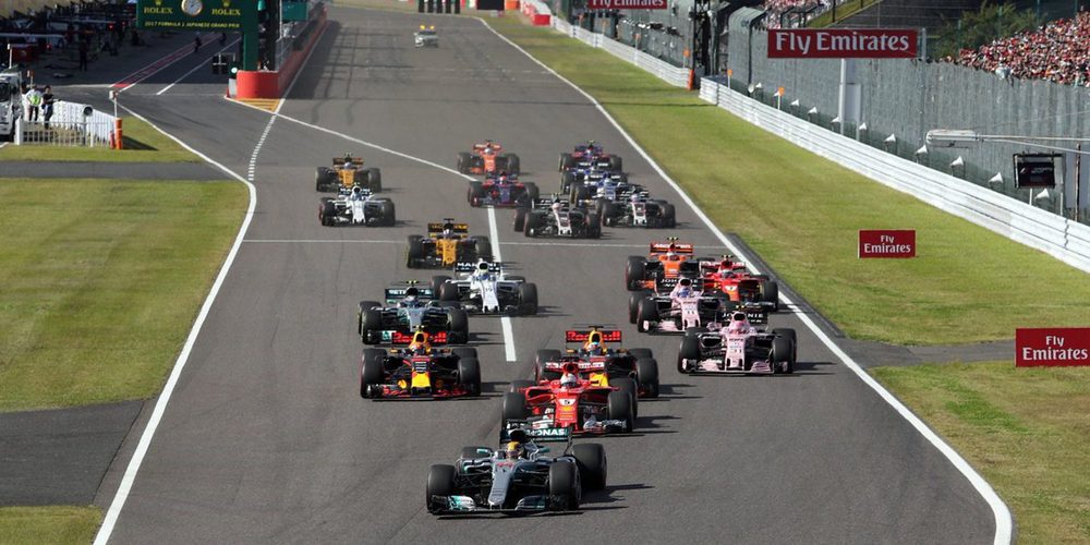Lewis Hamilton acaricia el Mundial al golpear su martillo y ganar el GP de Japón 2017