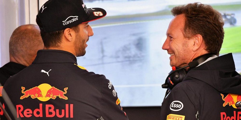 Christian Horner: "Ricciardo se adapta muy bien a Red Bull y Red Bull a su imagen"