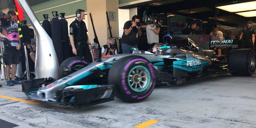 Lewis Hamilton, firme candidato a pole tras liderar los Libres 3 del GP de Abu Dabi 2017