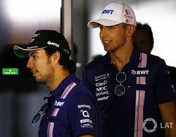 Sergio Pérez, sobre Esteban Ocon: "La diferencia entre ambos en 2018 seguirá siendo mínima"