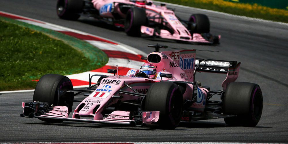 Sergio Pérez, sobre Esteban Ocon: "La diferencia entre ambos en 2018 seguirá siendo mínima"