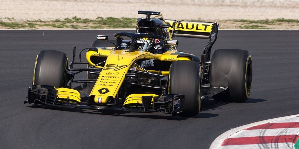 Hülkenberg, sorprendido con el rendimiento de Renault en Montmeló: "El equipo ha crecido mucho"