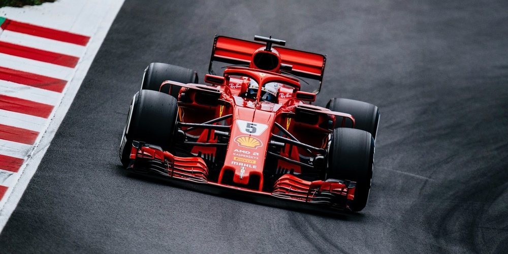 Sebastian Vettel lidera la segunda jornada de test en Montmeló