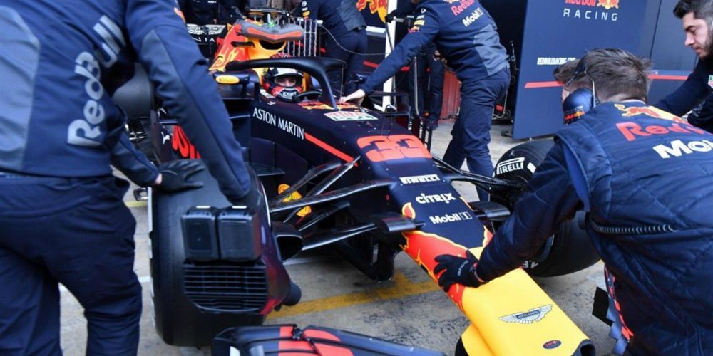 Un Verstappen más lento que Ricciardo comparte su positividad: "Todo bien, todos contentos"