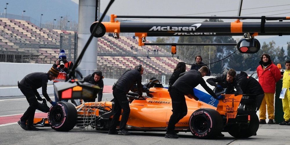 Boullier: "Estamos aquí para probar, y lo de hoy son cosas que a veces suceden en los tests"