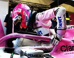 Sergio Pérez y Esteban Ocon, optimistas a pesar del mal arranque