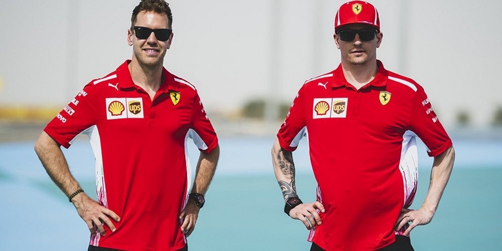 Kimi Räikkönen, sobre Baréin: "Estoy feliz de estar a dos segundos de distancia si ganamos todos los domingos"