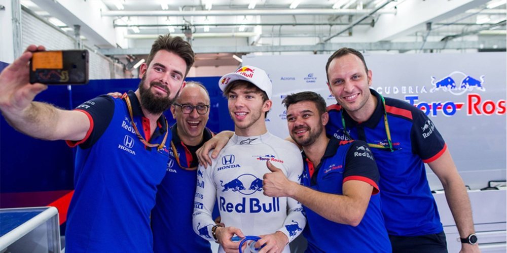 Pierre Gasly, logra el 6º puesto : "Ha sido un día increíble, el equipo ha estado trabajando muy duro"