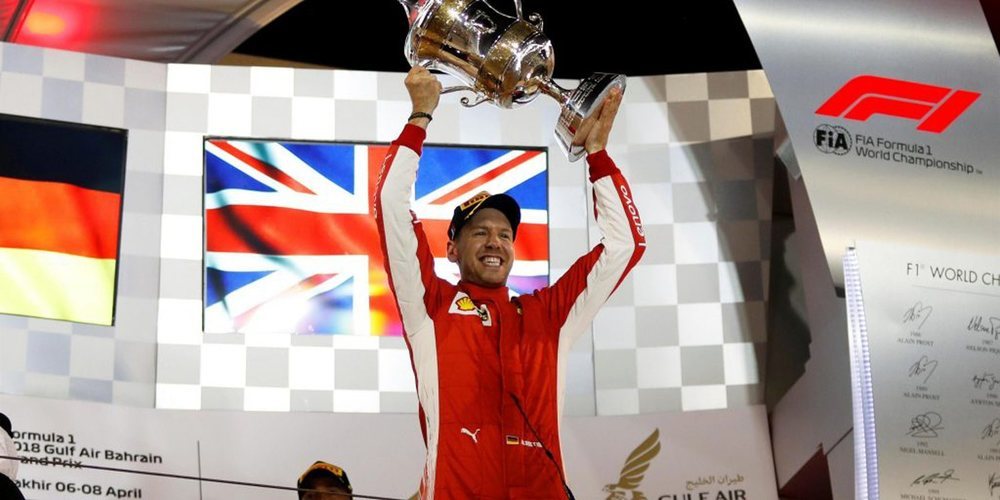 Sebastian Vettel, ganador: "Estoy muy feliz, es la mejor manera de comenzar la temporada"