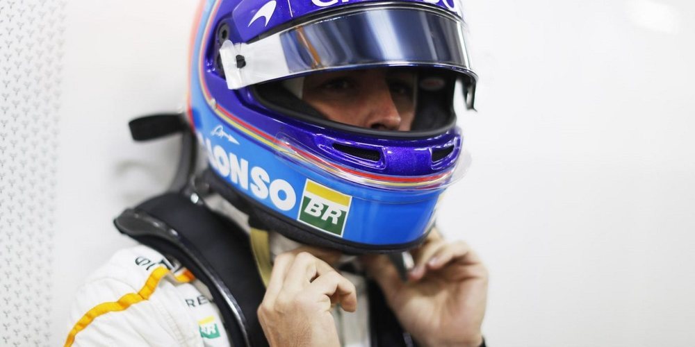 Fernando Alonso, fuera de Q3: "Estoy contento con P13 y una elección libre de neumáticos"