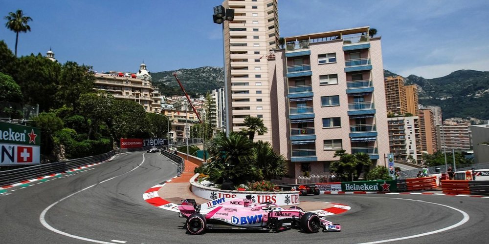 Sergio Pérez: "Nuestro ritmo me da confianza de cara a la carrera del GP de Mónaco 2018"
