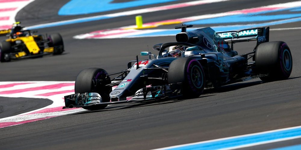 Lewis Hamilton: "Estoy encantado con el nuevo motor, esperamos hacer algo grandioso con él"