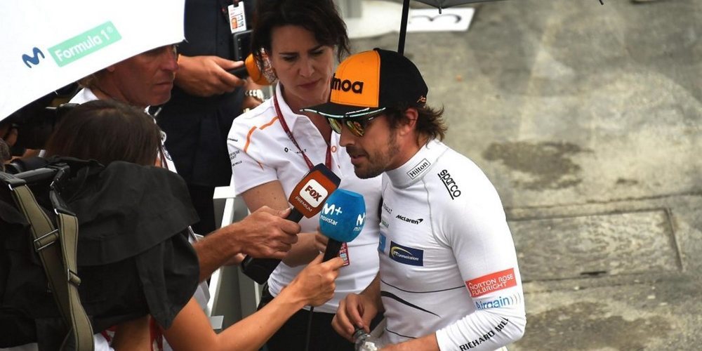 Fernando Alonso: "Simplemente no pudimos hacer un tiempo que nos permitiera entrar en Q2"