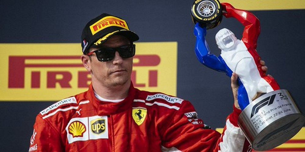 Kimi Räikkönen, en su regreso al podio: "Fue mucho más divertido que las últimas dos carreras"