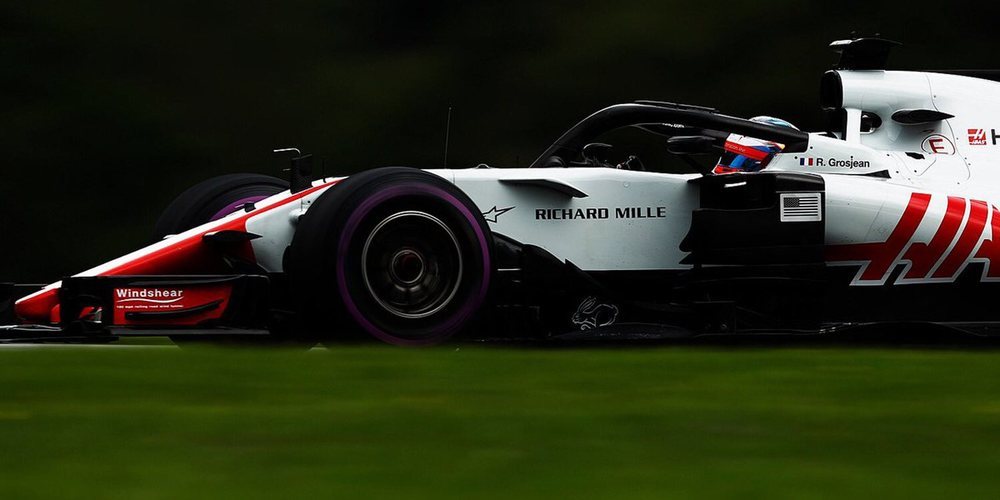 Romain Grosjean: "Estamos contentos porque el equilibrio del coche ha sido muy bueno"