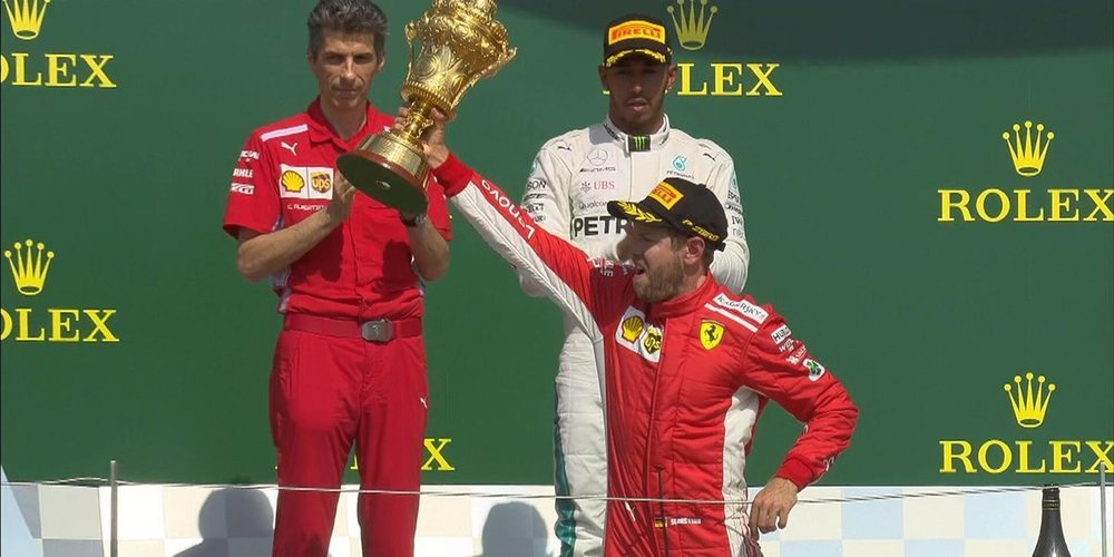 Sebastian Vettel logra un valiente triunfo en el GP de Gran Bretaña 2018