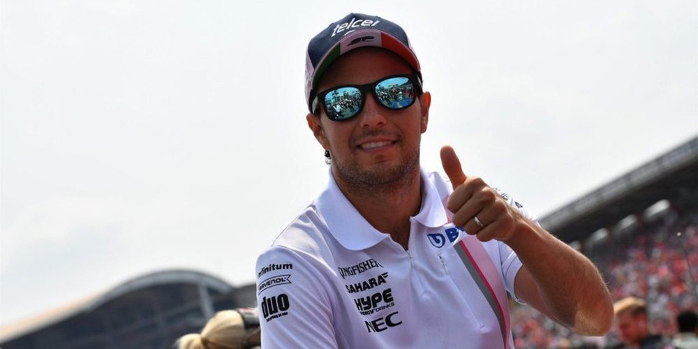 Checo Pérez: "Con la lluvia cada vuelta era distinta"