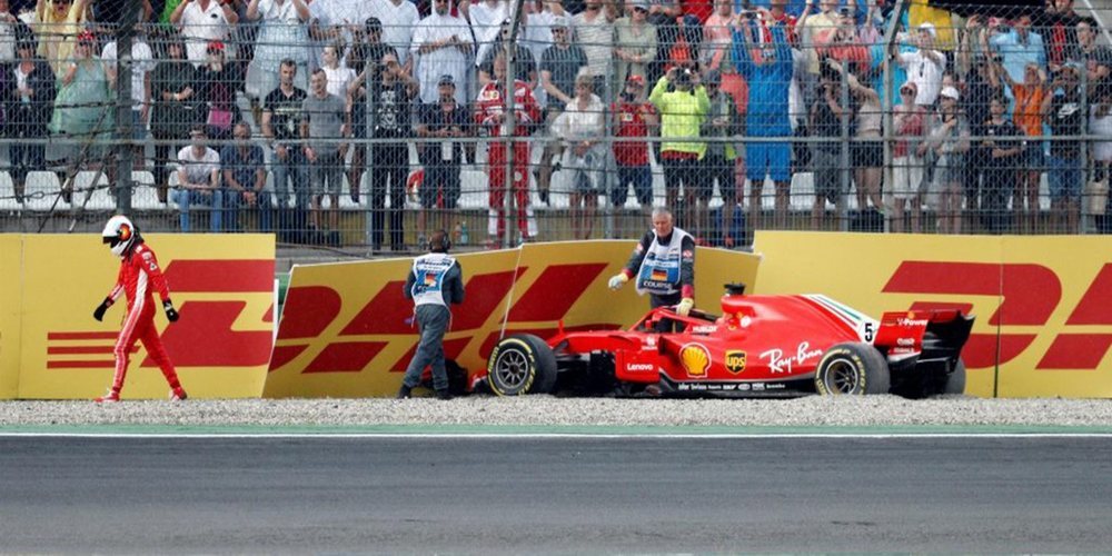 Sebastian Vettel: "Fue error mío, estoy decepcionado por ello"