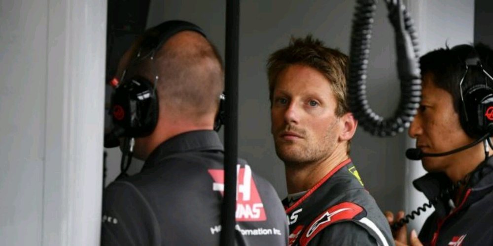Romain Grosjean: "Ha sido un buen día, el coche parece funcionar bastante bien"
