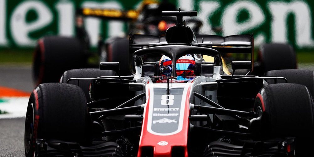 Romain Grosjean: "Estoy satisfecho porque escalamos hasta la cuarta posición en constructores"