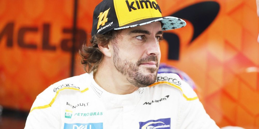 Fernando Alonso: "Estoy contento porque hemos sido competitivos durante todo el fin de semana"