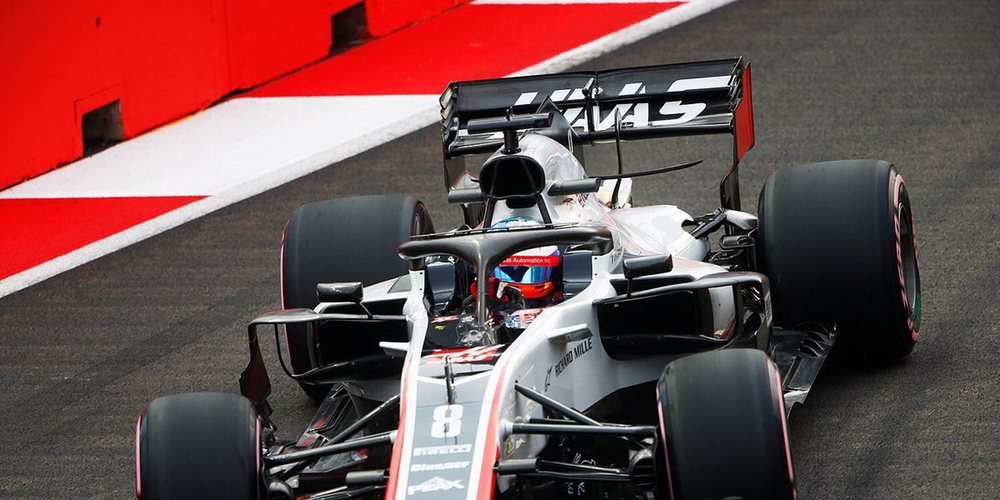 Romain Grosjean: "Esperamos tener un buen ritmo de carrera y estar en la lucha"