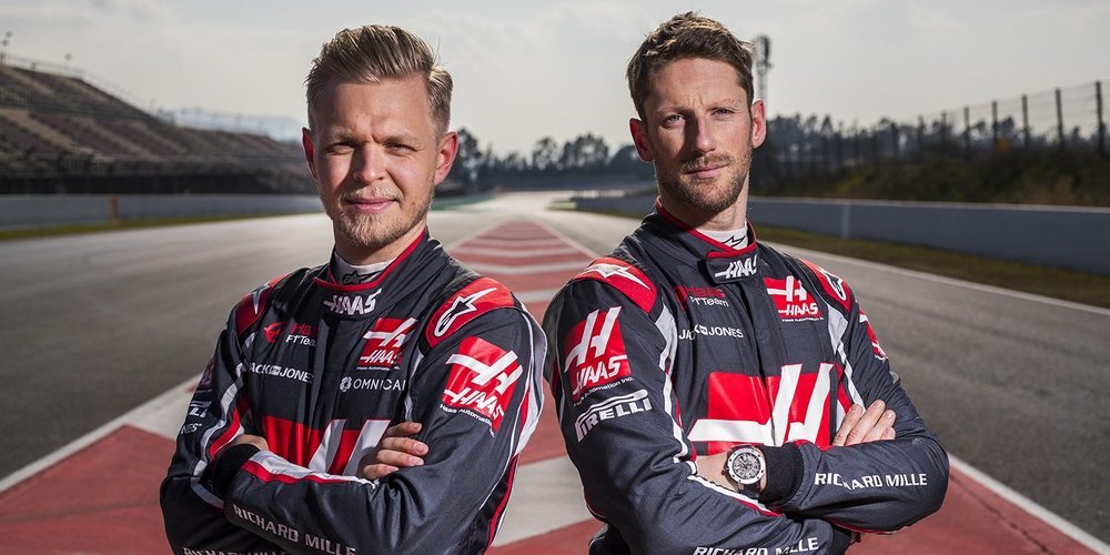 OFICIAL: Kevin Magnussen y Romain Grosjean renuevan con Haas para 2019