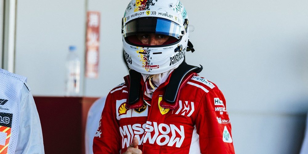 Sebastian Vettel, sexto en Japón: "Sabemos que es difícil estando donde estamos a estas alturas en el Mundial"
