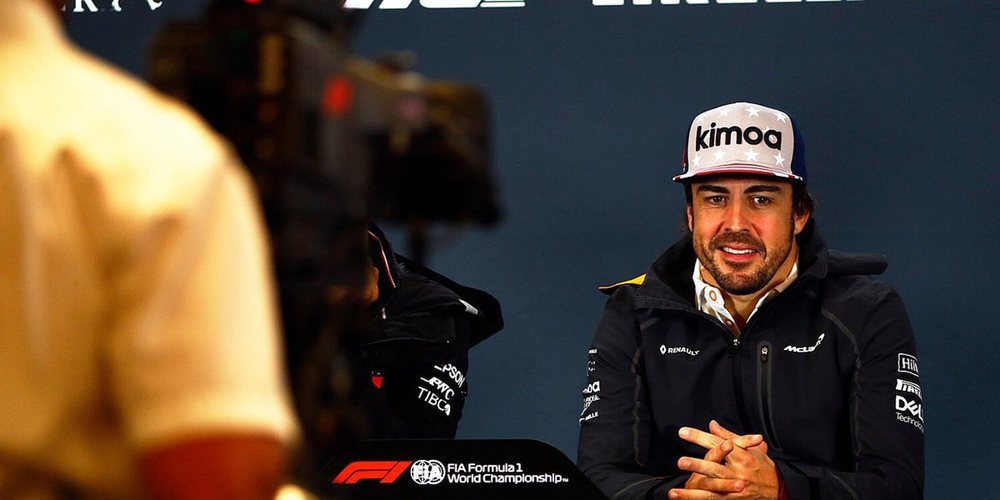 Fernando Alonso: "Fue un día extraño debido a las condiciones de pista muy mojada"