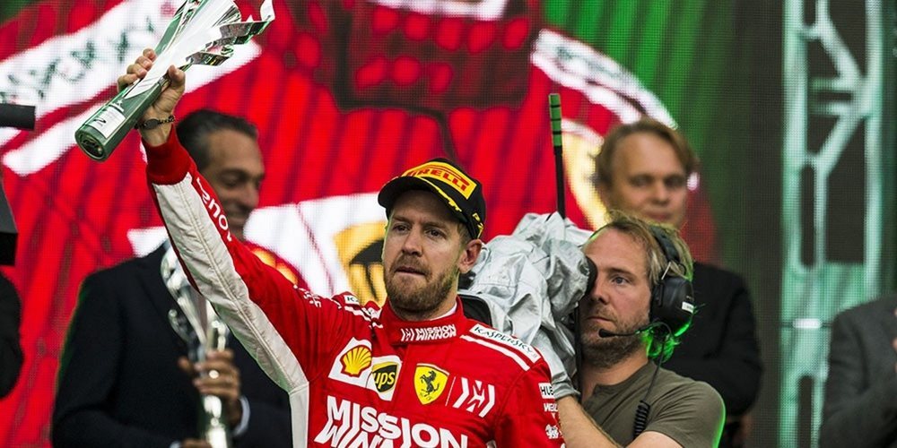 Sebastian Vettel, segundo en México: "Una cosa es estar abajo y otra no poder levantarme"