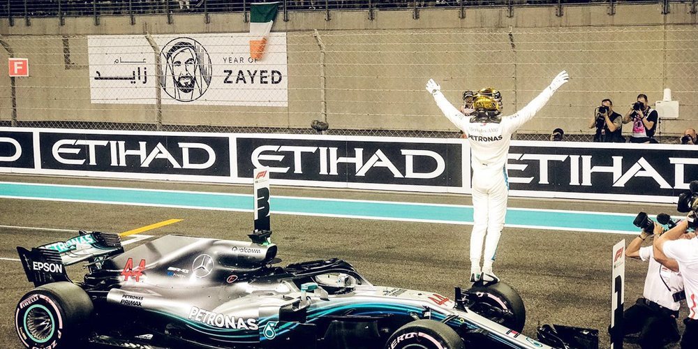 Lewis Hamilton logra un tiempo impresionante y se alza con la pole en el GP de Abu Dabi 2018