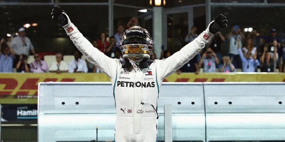 Lewis Hamilton: "Es una forma genial de acabar la temporada, estoy muy orgulloso"