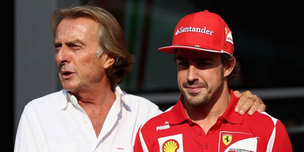 Montezemolo sitúa a Alonso a la altura de Schumacher y Lauda: "Son los mejores pilotos que ha tenido Ferrari"