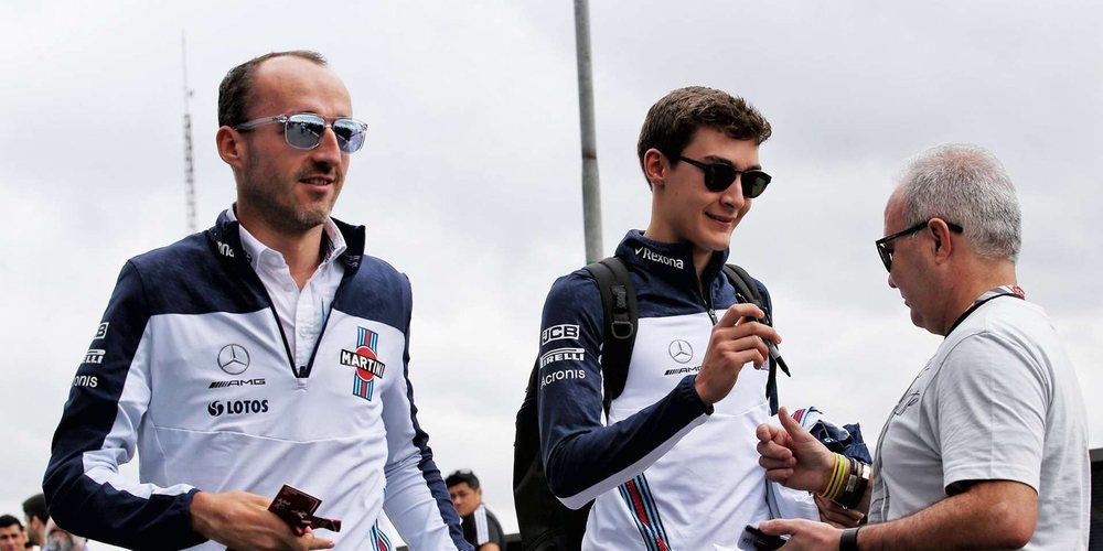 Robert Kubica, sobre Russell: "Debo decir que me impresionó con sus conocimientos técnicos"