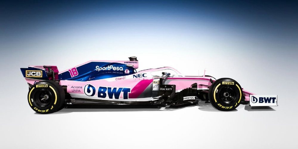 Racing Point presenta su nueva pantera rosa, monoplaza para 2019