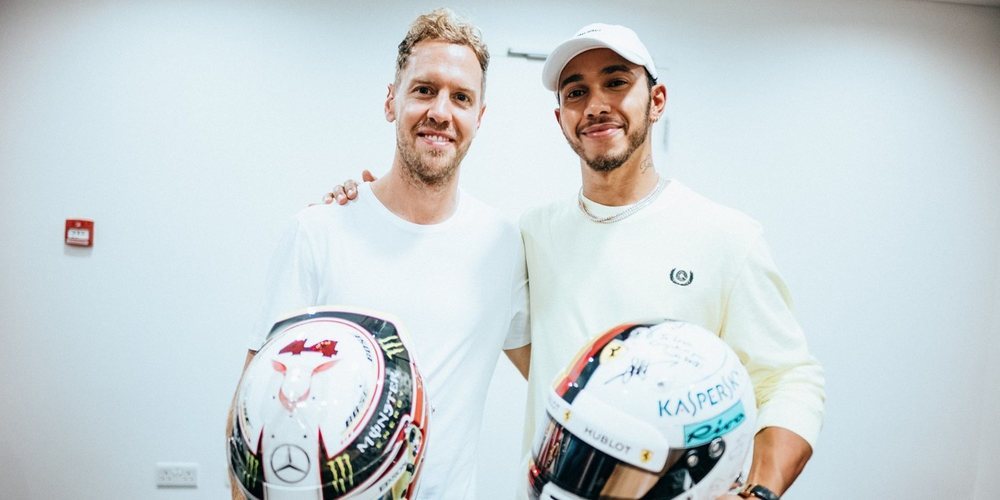 Lewis Hamilton: "Vettel ha tenido actuaciones impresionantes que compensan las más débiles"
