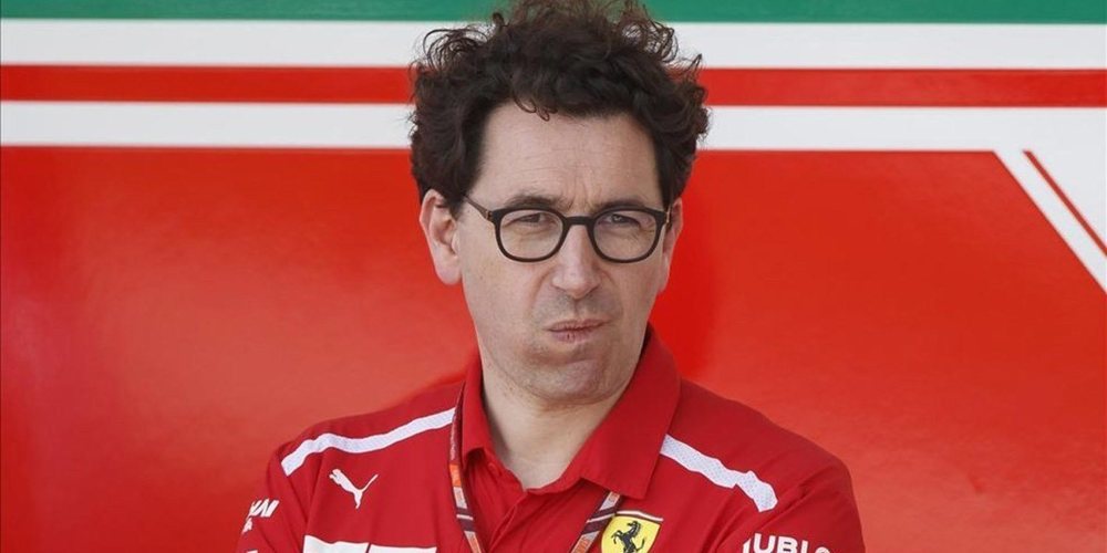 Mattia Binotto, sobre Vettel y Leclerc: "Es importante tener un buen espíritu de pelea en el equipo"